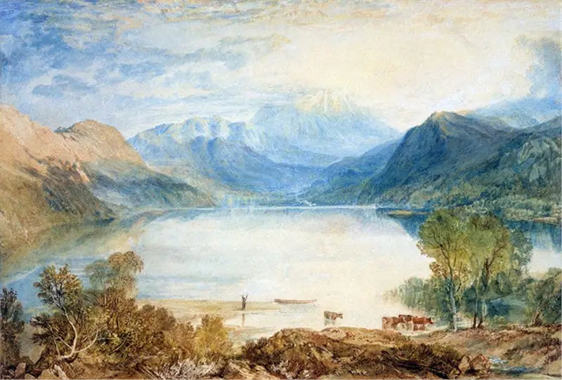 Ullswater desde Gobarrow Park - J. M. W. Turner