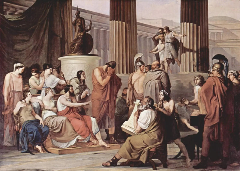 Ulises en la corte de Alcinoo - Francesco Hayez
