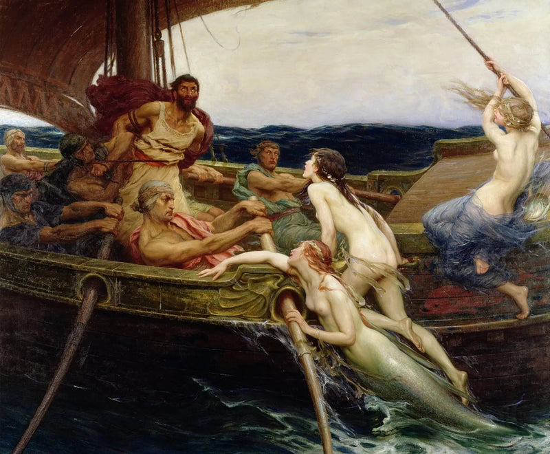 Ulises y las sirenas - Herbert Draper