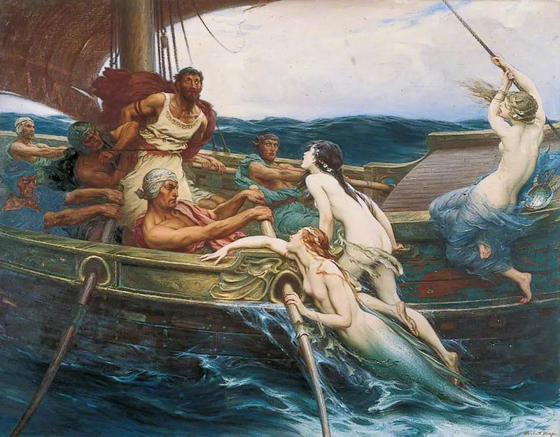 Ulises y las sirenas - Herbert Draper