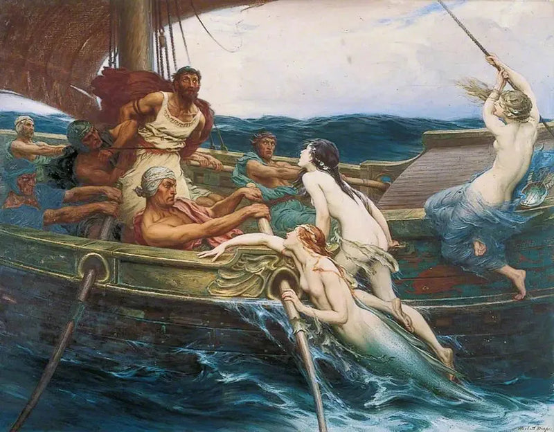 Ulises y las sirenas - Herbert Draper