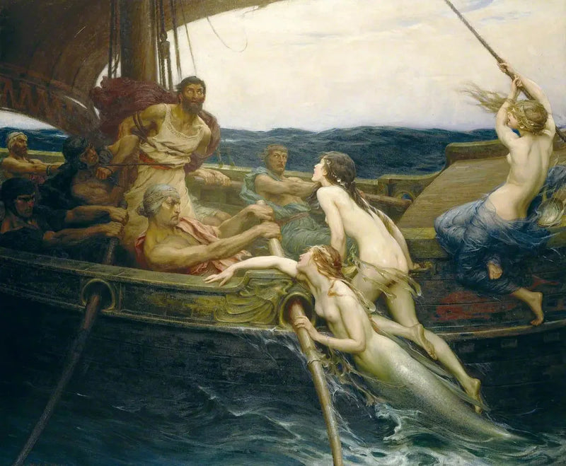 Ulises y las sirenas - Herbert Draper