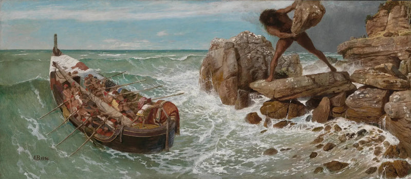 Ulises y Polifemo - Arnold Böcklin