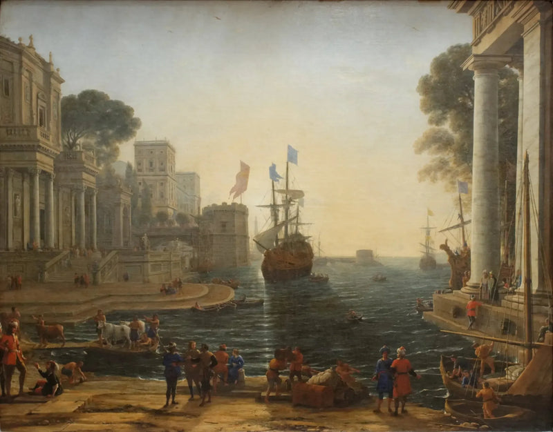 Ulises devuelve a Criseida a su padre - Claude Lorrain