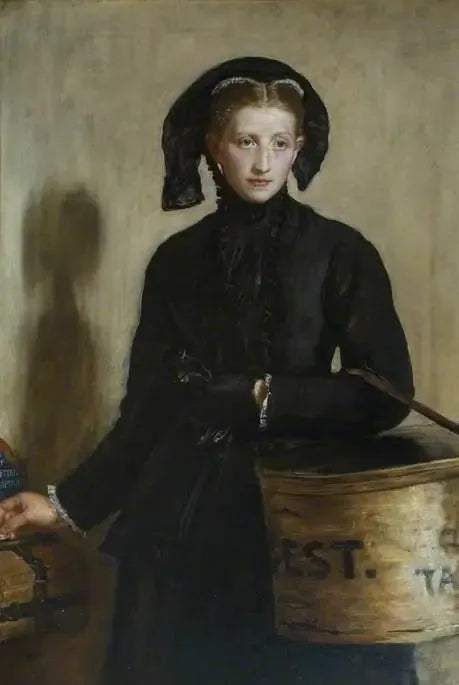 Un ácaro de viuda - John Everett Millais