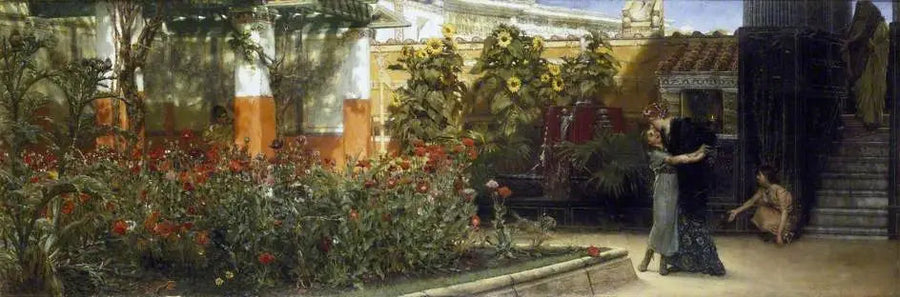 Una cálida bienvenida - Lawrence Alma-Tadema