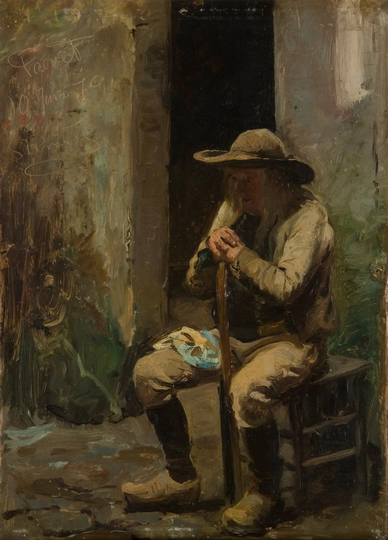 Un agricultor del Faouet sentado - Peder Severin Krøyer
