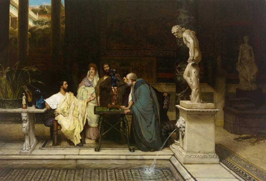 Un aficionado al arte - Lawrence Alma-Tadema