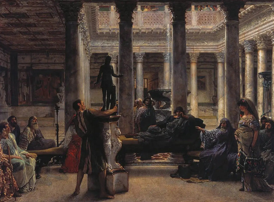 Un aficionado romano - Lawrence Alma-Tadema