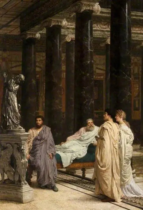 Un amante del arte - Lawrence Alma-Tadema