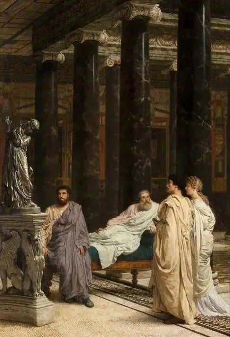 Un amante del arte - Lawrence Alma-Tadema