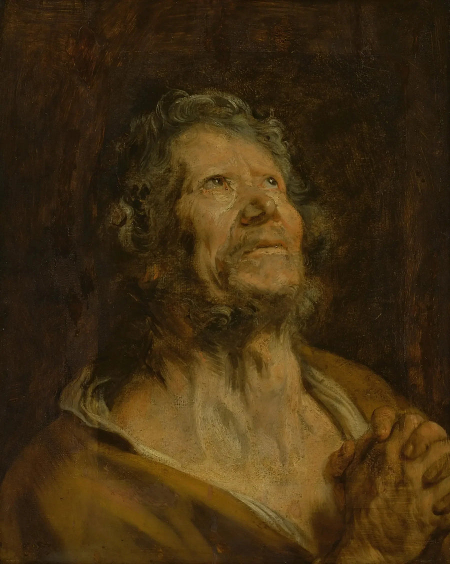 Un apóstol con las manos juntas - Antoine van Dyck