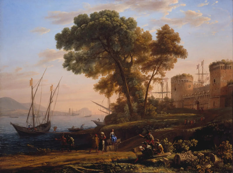 Un artista estudiando a partir de la naturaleza - Claude Lorrain
