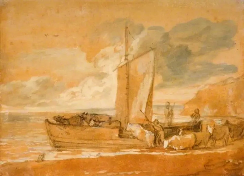 Un corral para ganado - Thomas Gainsborough