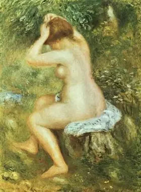 Un bañista - Pierre-Auguste Renoir