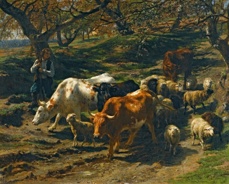 Un pastor con su rebaño - Rosa Bonheur