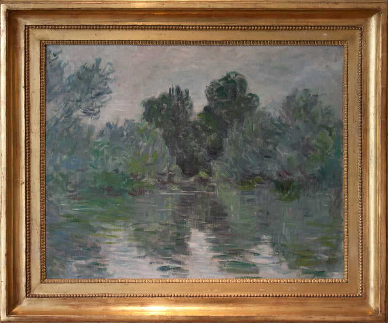 Un brazo del Sena cerca de Vétheuil - Claude Monet