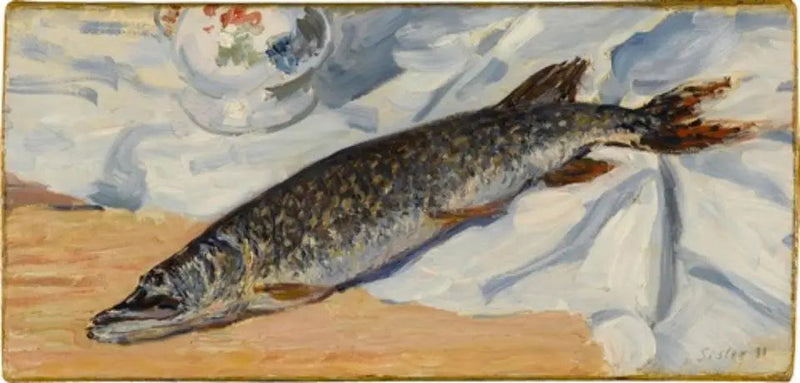 Una lucioperca del Loing - Alfred Sisley