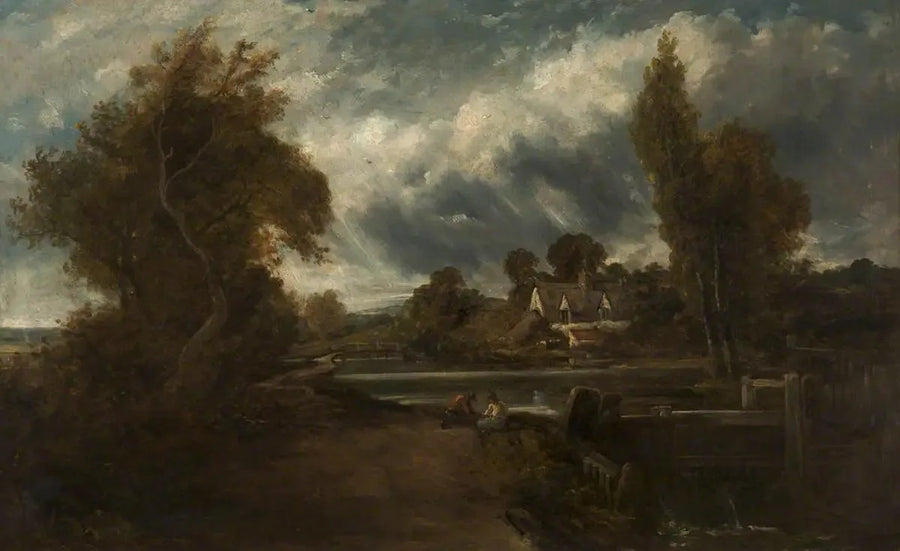 Una cadena en el río Stour - John Constable
