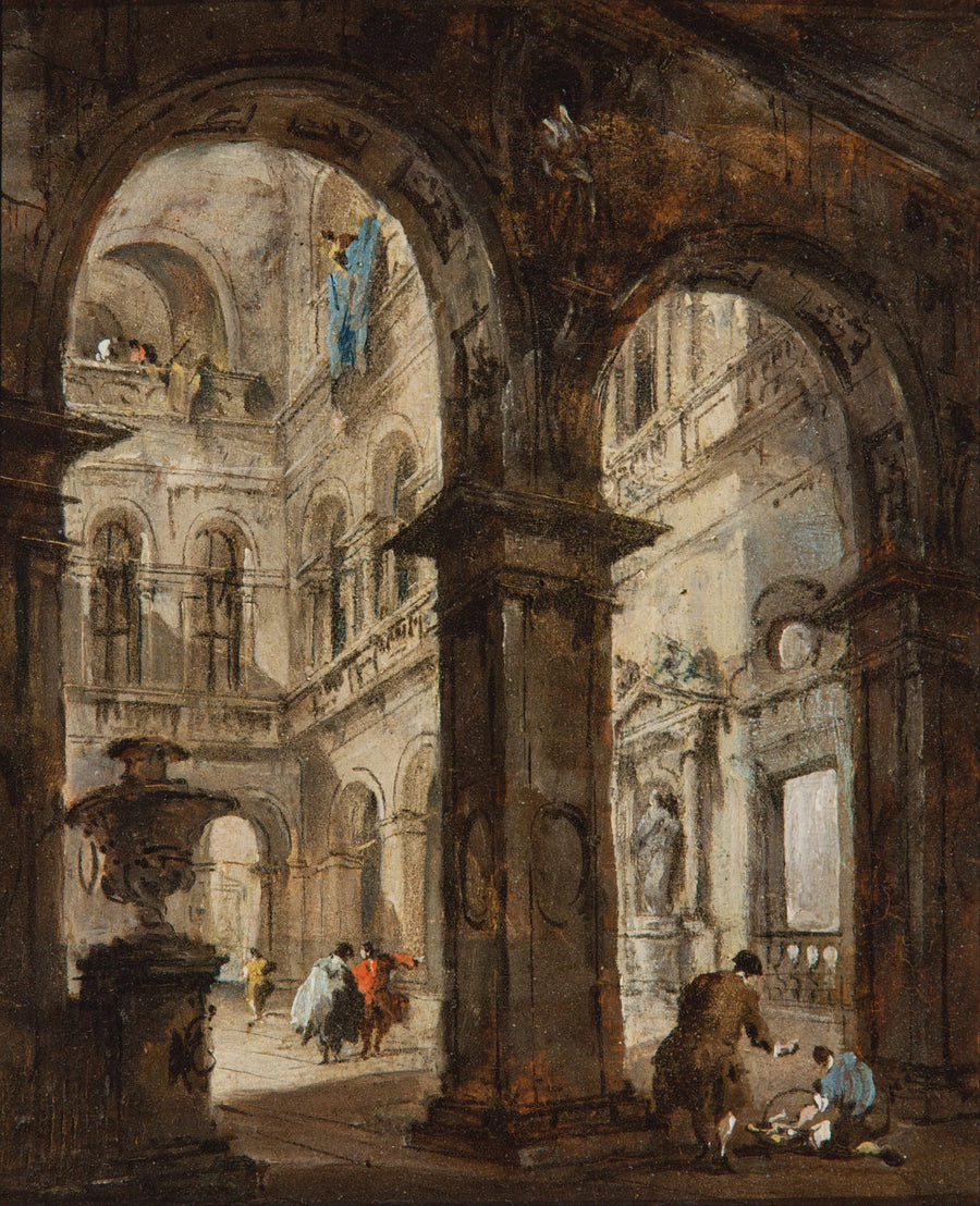 Un capricho arquitectónico - Francesco Guardi