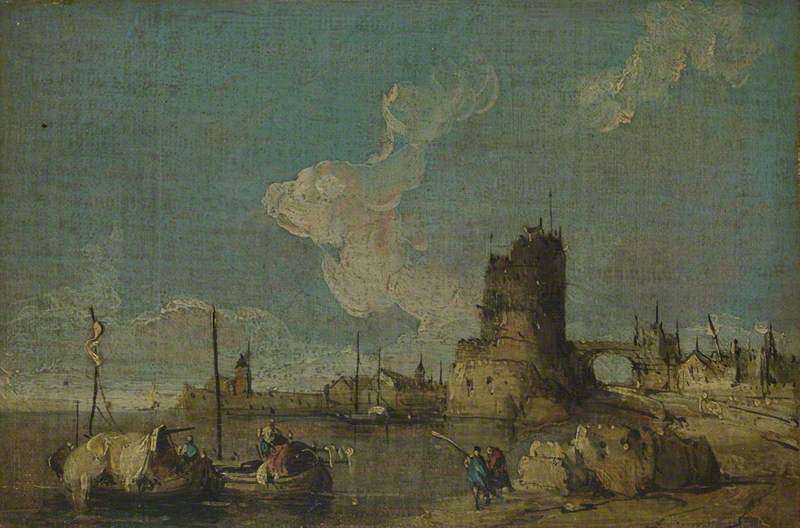 Un capricho de ruina - Francesco Guardi