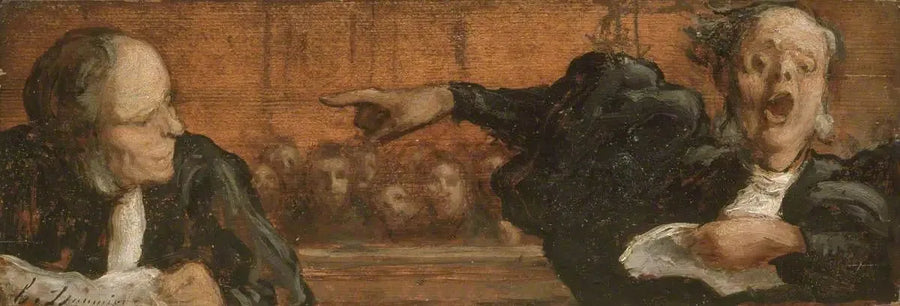 Un caso famoso - Honoré Daumier