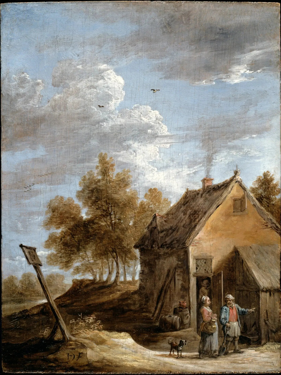 Una casa de campo - David Teniers el Joven