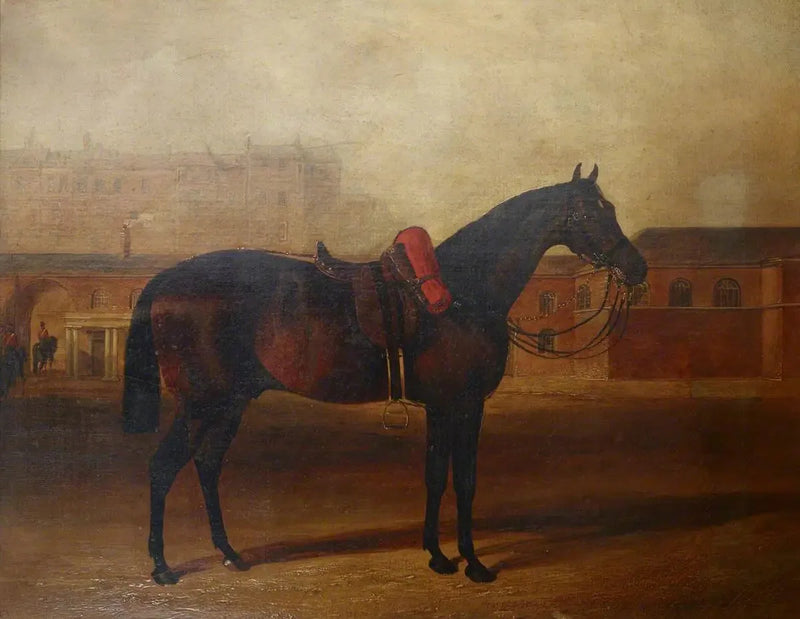 Un cargador en el campo de desfile de la estación de Albany, en Londres - John Frederick Herring, Sr.