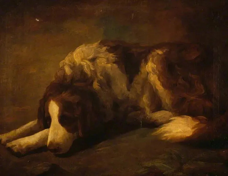 Un perro - Henry Raeburn