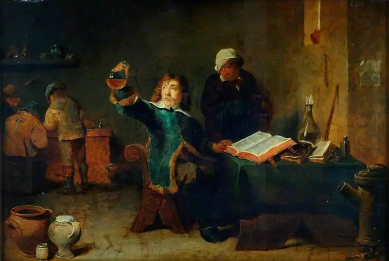 Un químico en su laboratorio - David Teniers el Joven