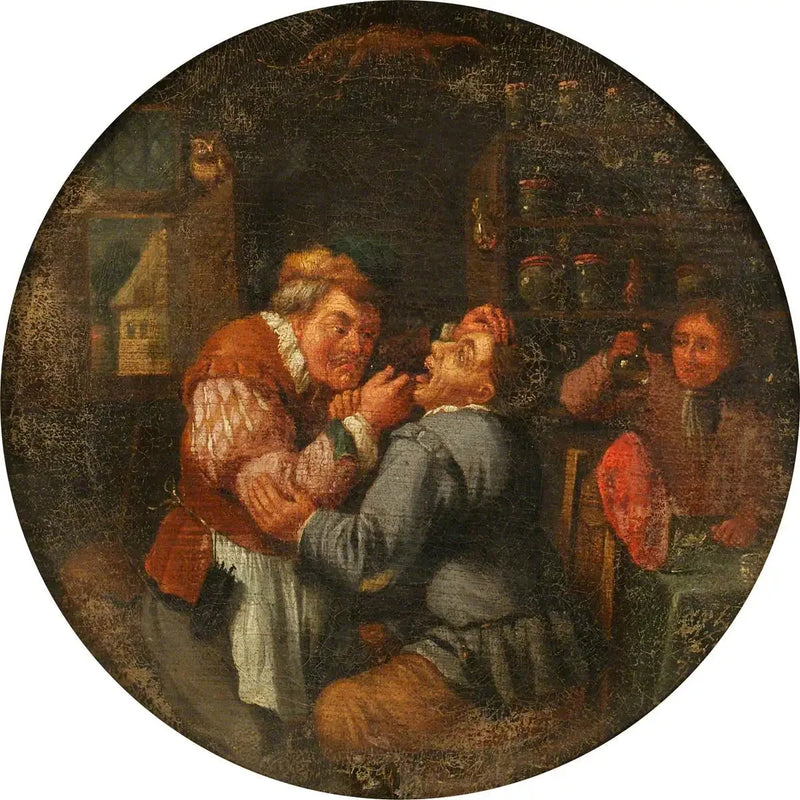 Un cirujano extrayendo un diente - David Teniers el Joven