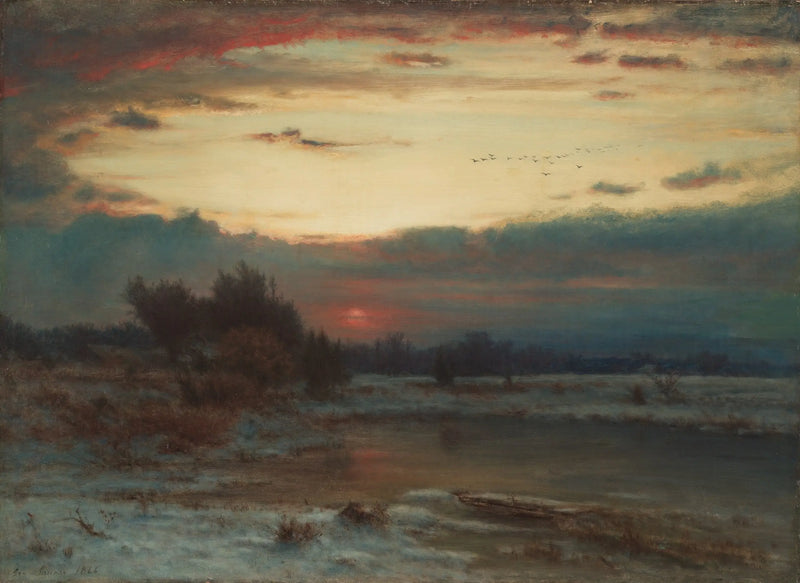 Un cielo de invierno - George Inness