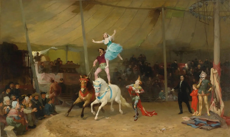 Un Circo en Provincia - Frederick Arthur Bridgman
