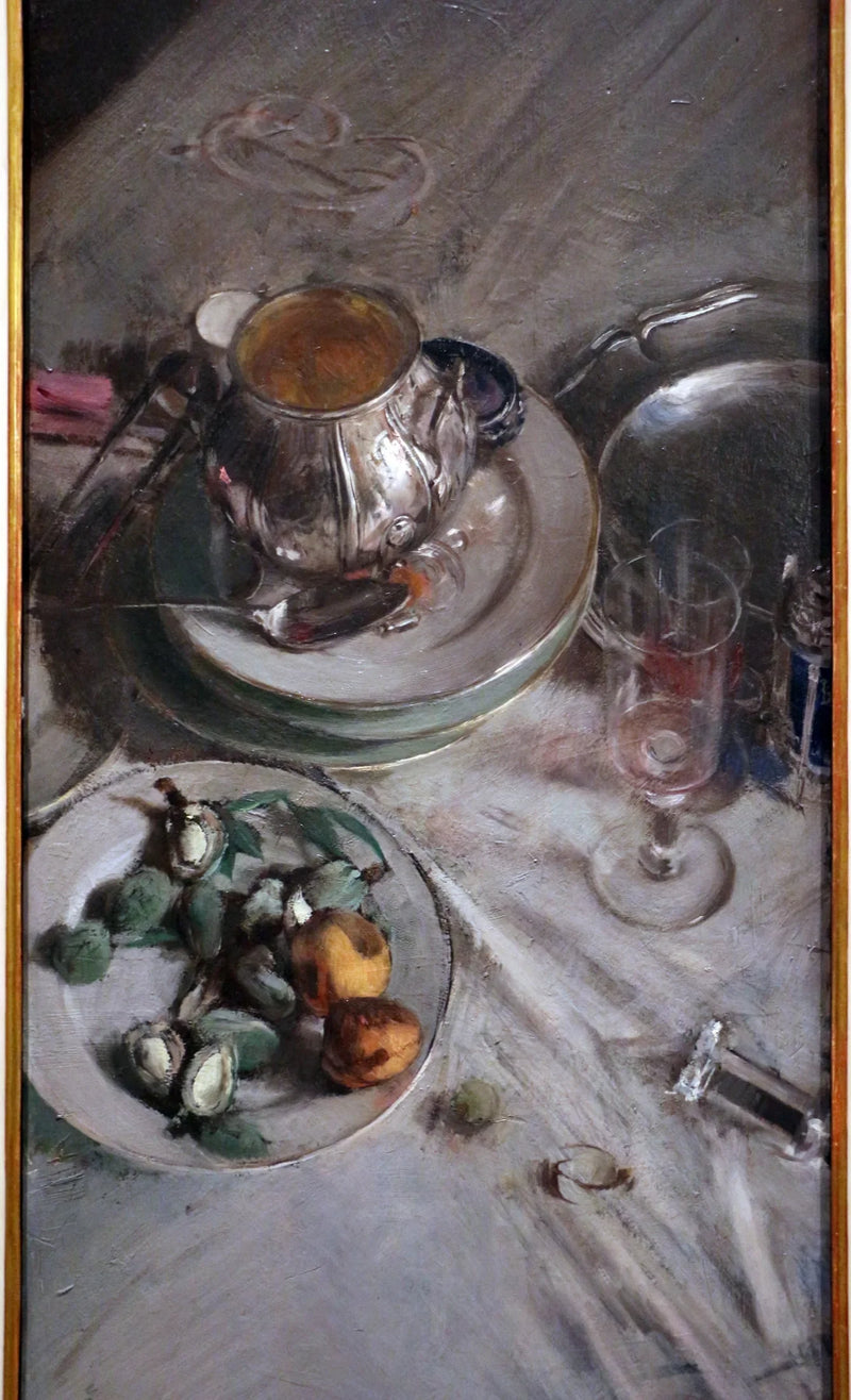Un rincón de la mesa del pintor - Giovanni Boldini