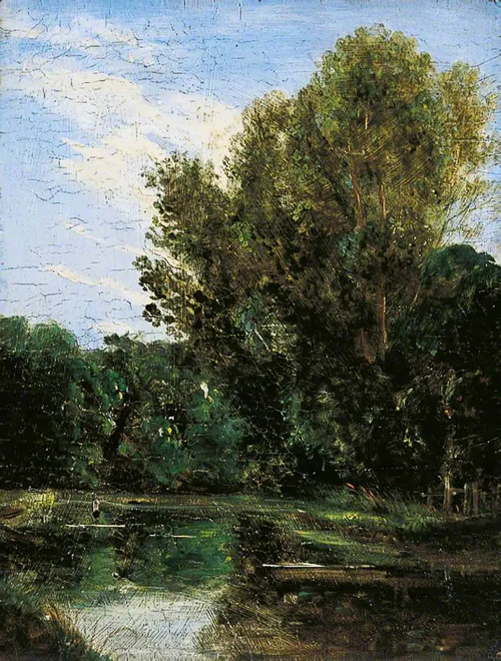 Un rincón de los estanques de Hampstead, Londres - John Constable