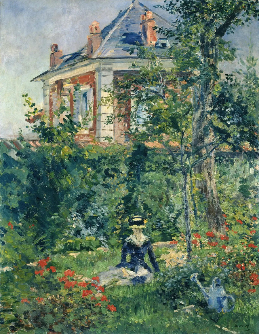 Un rincón del jardín de Bellevue - Édouard Manet