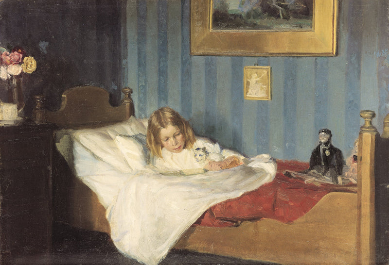 Un convaleciente - Michael Peter Ancher