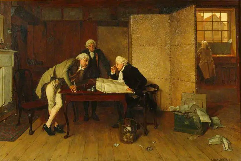 Un défaut dans le titre - Edmund Blair Leighton - Alpha Reproduction