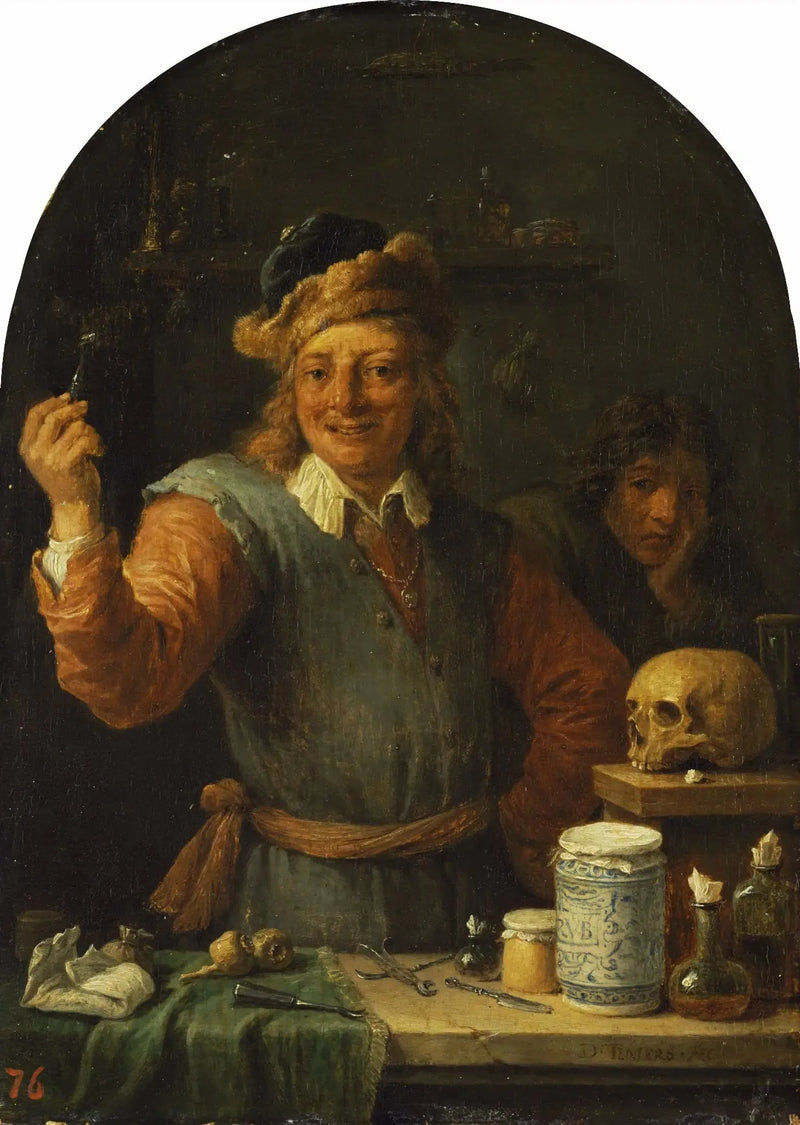 Un dentista en su consulta - David Teniers el Joven