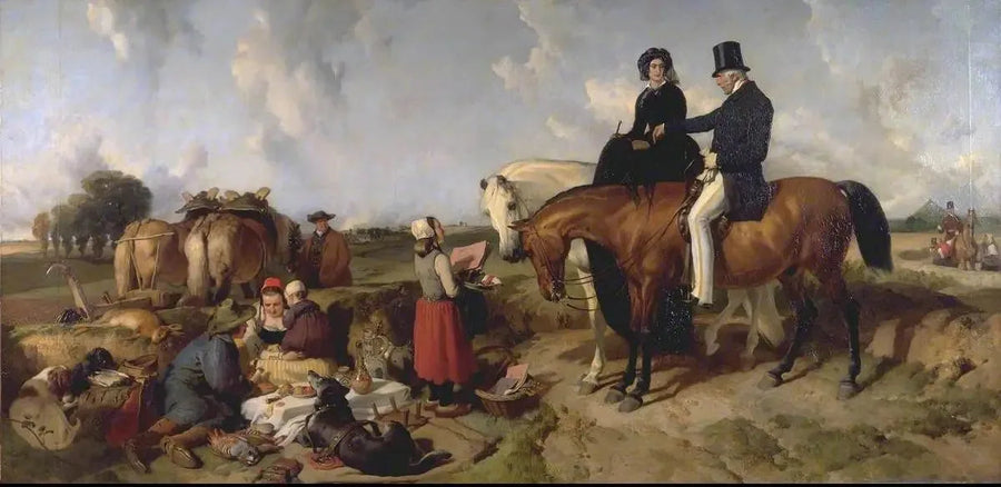 Un diálogo en Waterloo - Edwin Henry Landseer