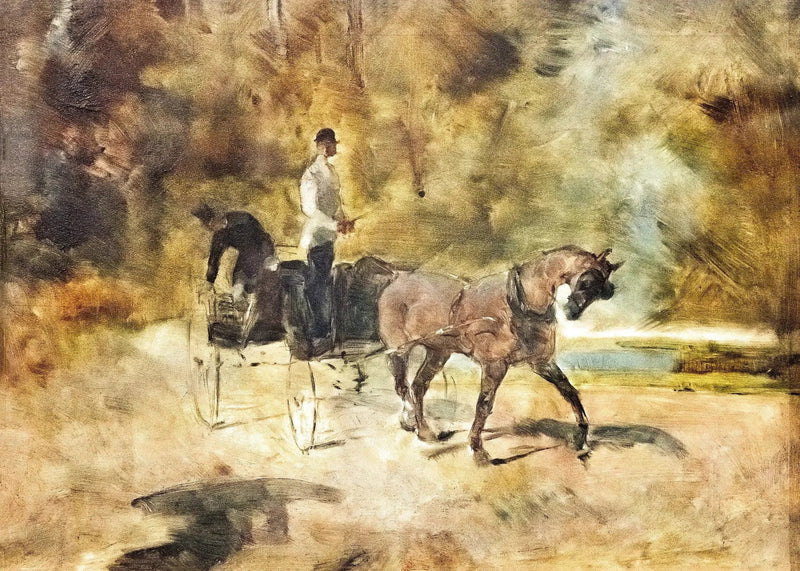 Un carro de perro - Henri de Toulouse-Lautrec