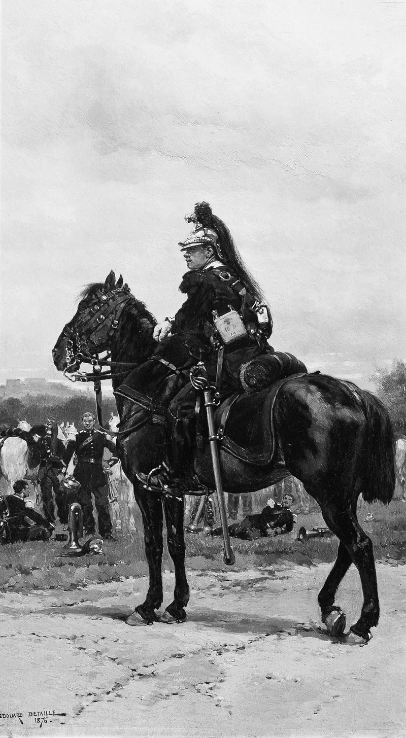 Un dragón a caballo - Édouard Detaille
