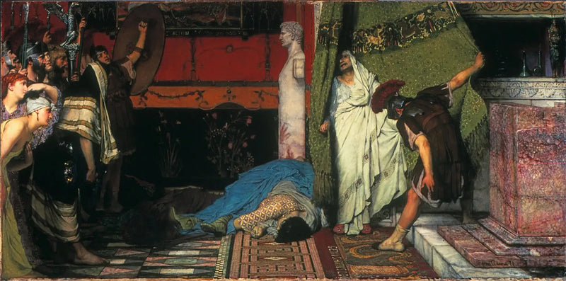 Un emperador romano (Claudio) - Lawrence Alma-Tadema