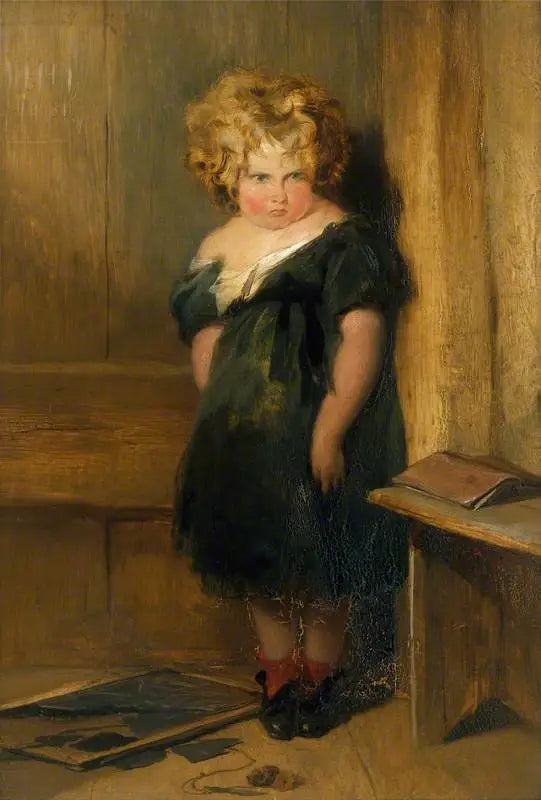 Un niño travieso - Edwin Henry Landseer