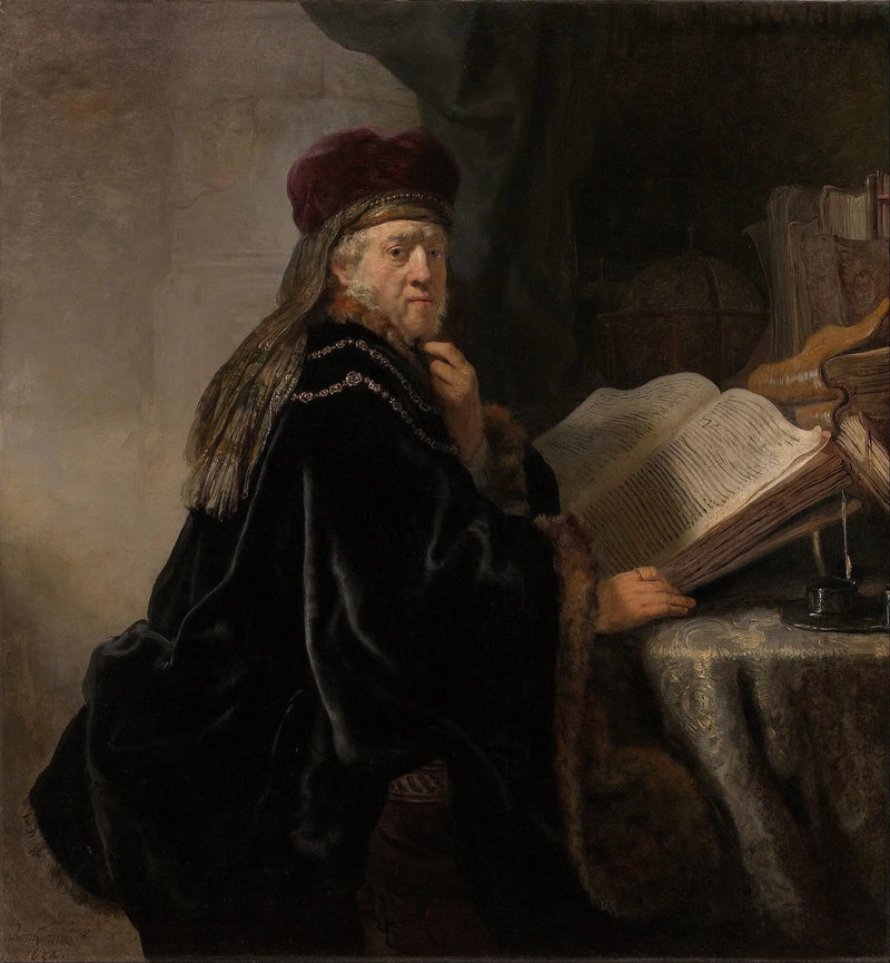 Un erudito en su oficina - Rembrandt