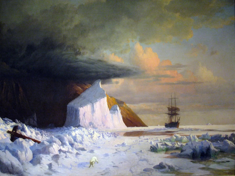 Un verano ártico: perforación del hielo marino en la bahía de Melville - William Bradford