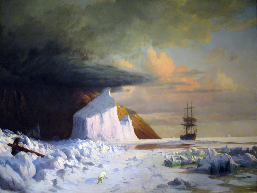 Un verano ártico: perforación del hielo marino en la bahía de Melville - William Bradford