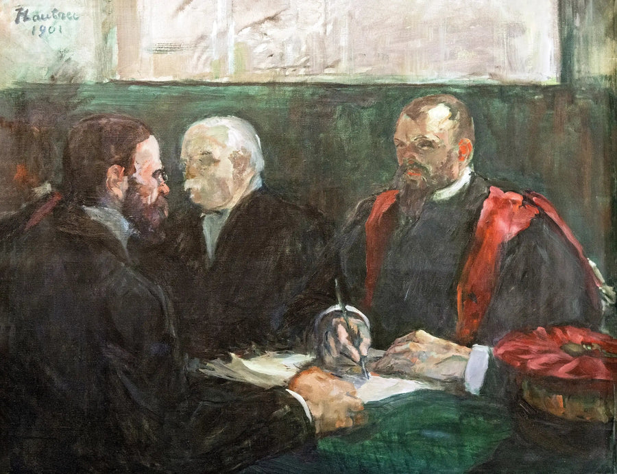 Un examen en la facultad de medicina de París - Henri de Toulouse-Lautrec