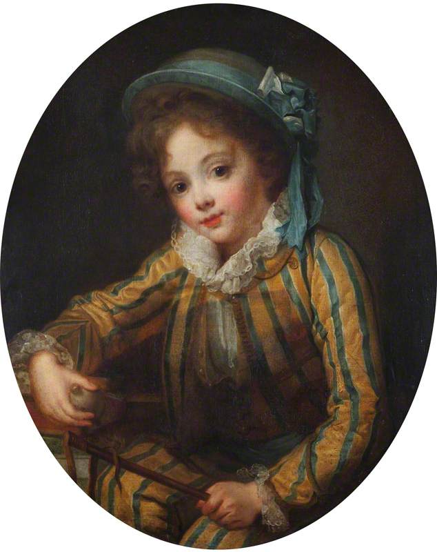 Un niño con una camiseta - Jean-Baptiste Greuze