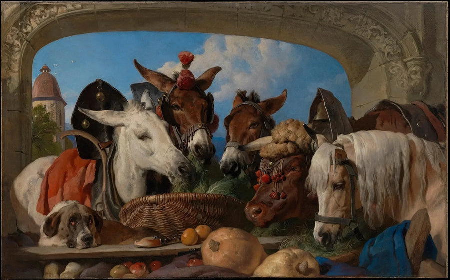 Un grupo de animales, Ginebra - Edwin Henry Landseer